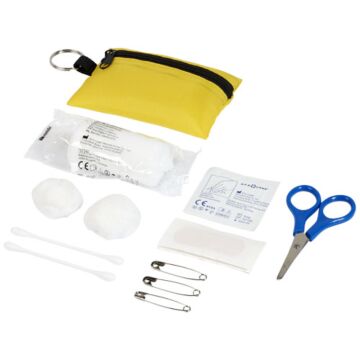 Valdemar 16-piece first aid keyring pouch-Black