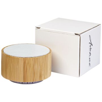 Bambusowy głośnik Cosmos z funkcją Bluetooth®-Piasek pustyni