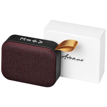 Materiałowy głośnik Bluetooth® Fashion-czarny