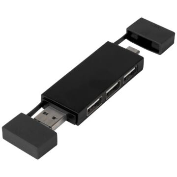 Mulan dual USB 2.0 hub-White