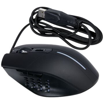 Gleam mysz do gier z oświetleniem RGB-czarny