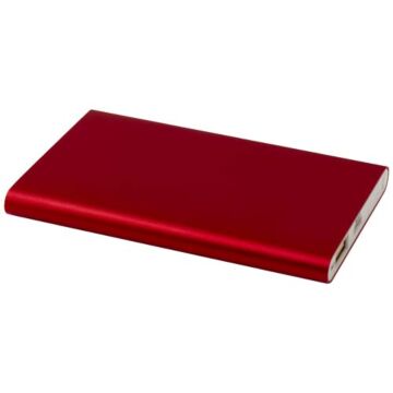 Pep powerbank o pojemności 4000 mAh Type-C z aluminium pochodzącego z recyklingu -Czerwony