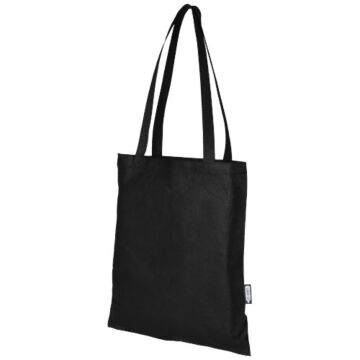 Zeus GRS recycled non-woven convention tote bag 6L-White