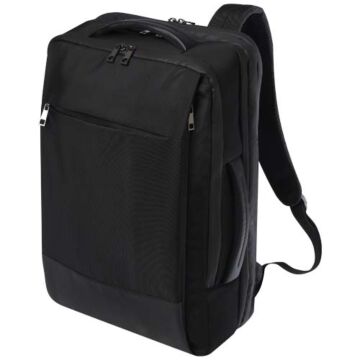 Expedition Pro rozszerzany plecak na laptopa 17 cali o pojemności 12 l wykonany z materiałów z recyklingu z certyfikatem GRS-Czarny