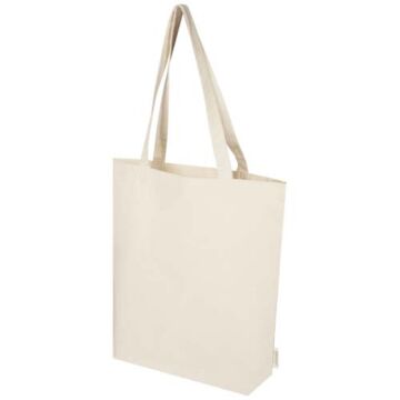 Orissa 180 g-m² organic wide bottom tote bag 11L-Piasek pustyni