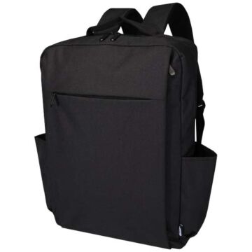 Libra plecak na laptopa o przekątnej 15 cali o pojemności 15 l wykonany z materiałów z recyclingu z certyfikatem GRS-Heather Charcoal