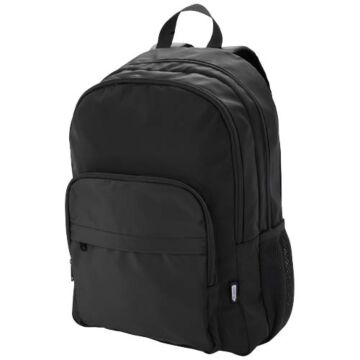 Trend Plus plecak na laptopa o przekątnej 15-cali o pojemności 20 l wykonany z materiałów z recyklingu z certyfikatem GRS-Czarny
