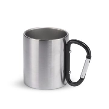 Kubek z karabińczykiem CAMPIC 200 ml