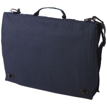Santa Fe 2-buckle closure conference bag 6L-Blue