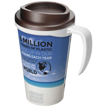 Kubek termiczny z serii Brite-Americano Grande o pojemności 350 ml-Biały