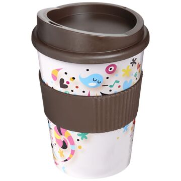 Kubek z serii Brite-Americano® Medio o pojemności 300 ml z uchwytem-czarny