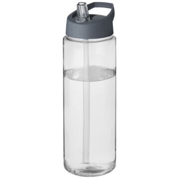 Bidon H2O Vibe o pojemności 850 ml z wieczkiem z dzióbkiem-Biały