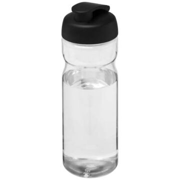 Bidon H2O Eco o pojemności 650 ml z wieczkiem zaciskowym-Przezroczysty