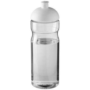 Bidon H2O Eco o pojemności 650 ml z wypukłym wieczkiem-Przezroczysty