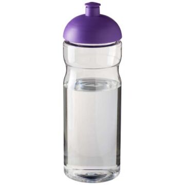 Bidon H2O Eco o pojemności 650 ml z wypukłym wieczkiem-Przezroczysty