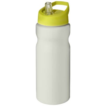Bidon H2O Eco o pojemności 650 ml z wieczkiem z dzióbkiem-Szary