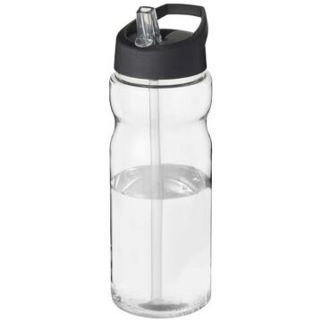Bidon H2O Eco o pojemności 650 ml z wieczkiem z dzióbkiem-Przezroczysty