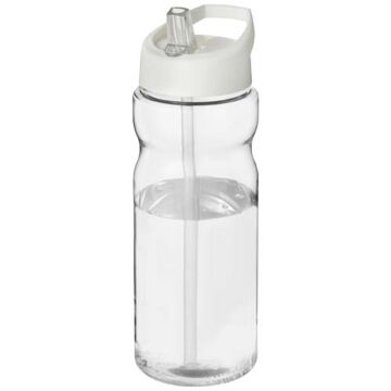 Bidon H2O Eco o pojemności 650 ml z wieczkiem z dzióbkiem-Przezroczysty