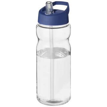 Bidon H2O Eco o pojemności 650 ml z wieczkiem z dzióbkiem-Przezroczysty