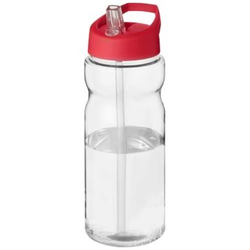 Bidon H2O Eco o pojemności 650 ml z wieczkiem z dzióbkiem-Przezroczysty