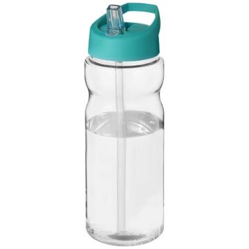 Bidon H2O Eco o pojemności 650 ml z wieczkiem z dzióbkiem-Przezroczysty