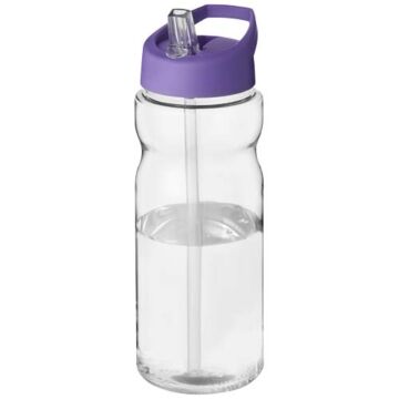Bidon H2O Eco o pojemności 650 ml z wieczkiem z dzióbkiem-Przezroczysty