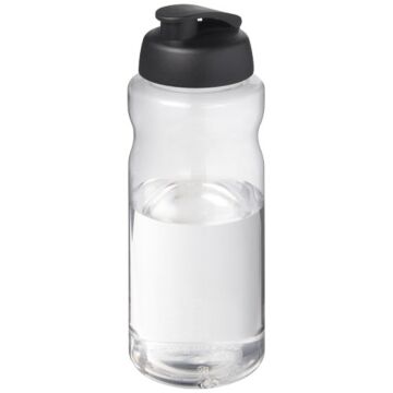 H2O Active® Big Base bidon z wieczkiem zaciskowym o pojemności 1 litra-Biały