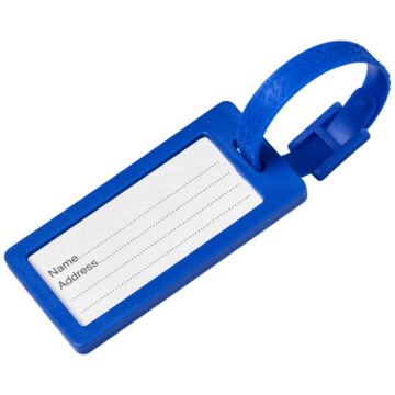 River recycled window luggage tag-White