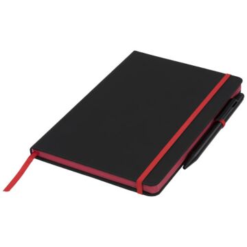 Średni notes Noir Edge-czarny