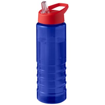 H2O Active® Eco Treble bidon z pokrywką z tutką o pojemności 750 ml -Szary