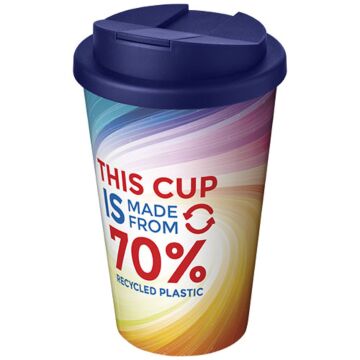 Brite-Americano® Eco szczelny kubek izolowany o pojemności 350 ml-Biały