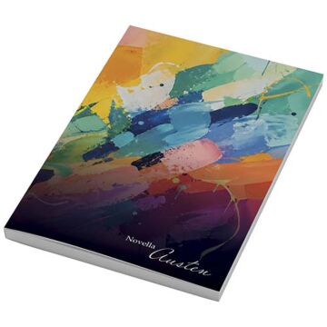 Novella Austen notatnik A5 z miękką okładką — 100 kartek-Biały