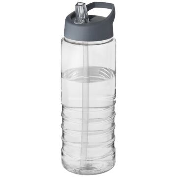 Bidon H2O Treble o pojemności 750 ml z wieczkiem z dzióbkiem-Biały