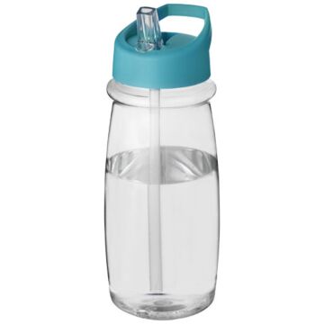 Bidon H2O Pulse o pojemności 600 ml z wieczkiem z dzióbkiem-Biały