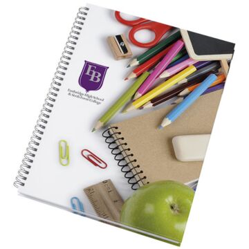 Wire-o A4 notebook hard cover-White