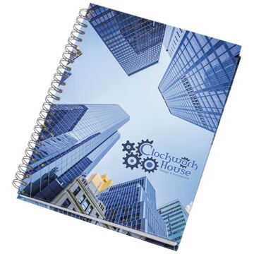 Wire-o A5 notebook hard cover-White