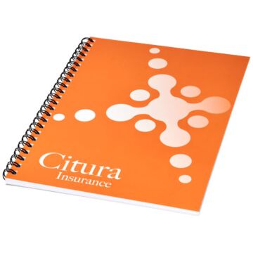 Desk-Mate® A4 notebook synthetic cover-White