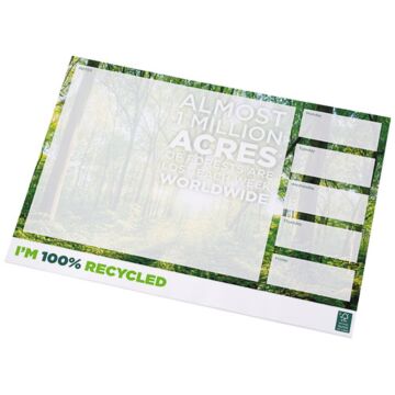 Desk-Mate® A3 recycled notepad-White