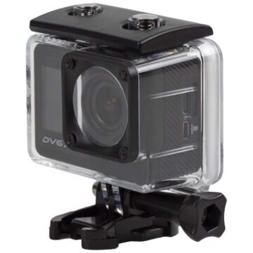 Prixton DV670 kamera sportowa 4K z dwoma ekranami-Czarny