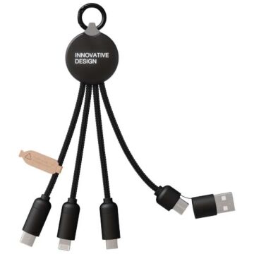 SCX.design C14 kabel do ładowania 5 w 1 o mocy 20 W-Czarny