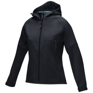 Damska kurtka softshell Coltan z materiałów z recyclingu z certyfikatem GRS-niebieski