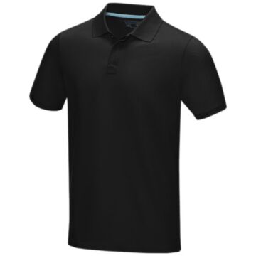 Graphite short sleeve men’s GOTS organic polo-White