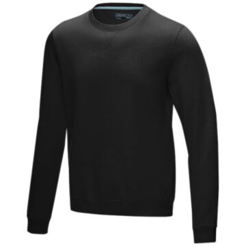 Jasper men’s GOTS organic recycled crewneck sweater-White