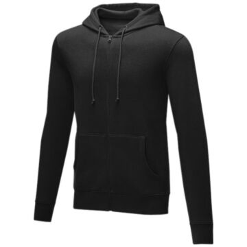 Theron men’s full zip hoodie-White