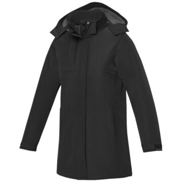 Hardy ocieplana parka damska-niebieski
