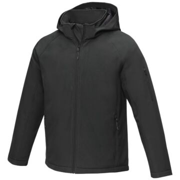 Notus męska ocieplana kurtka softshell-Czerwony