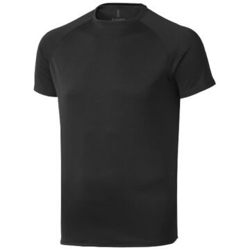 Męski T-shirt Niagara z krótkim rękawem z dzianiny Cool Fit odprowadzającej wilgoć-Biały