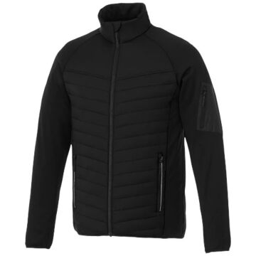 Banff men's hybrid insulated jacket-Red
