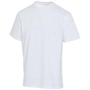Lucas 280 g-m2 koszulka oversize unisex z bawełny organicznej z certyfikatem OCS -Biały