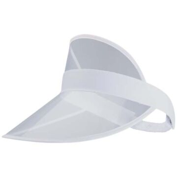 Bright czapka z przezroczystym daszkiem -Biały